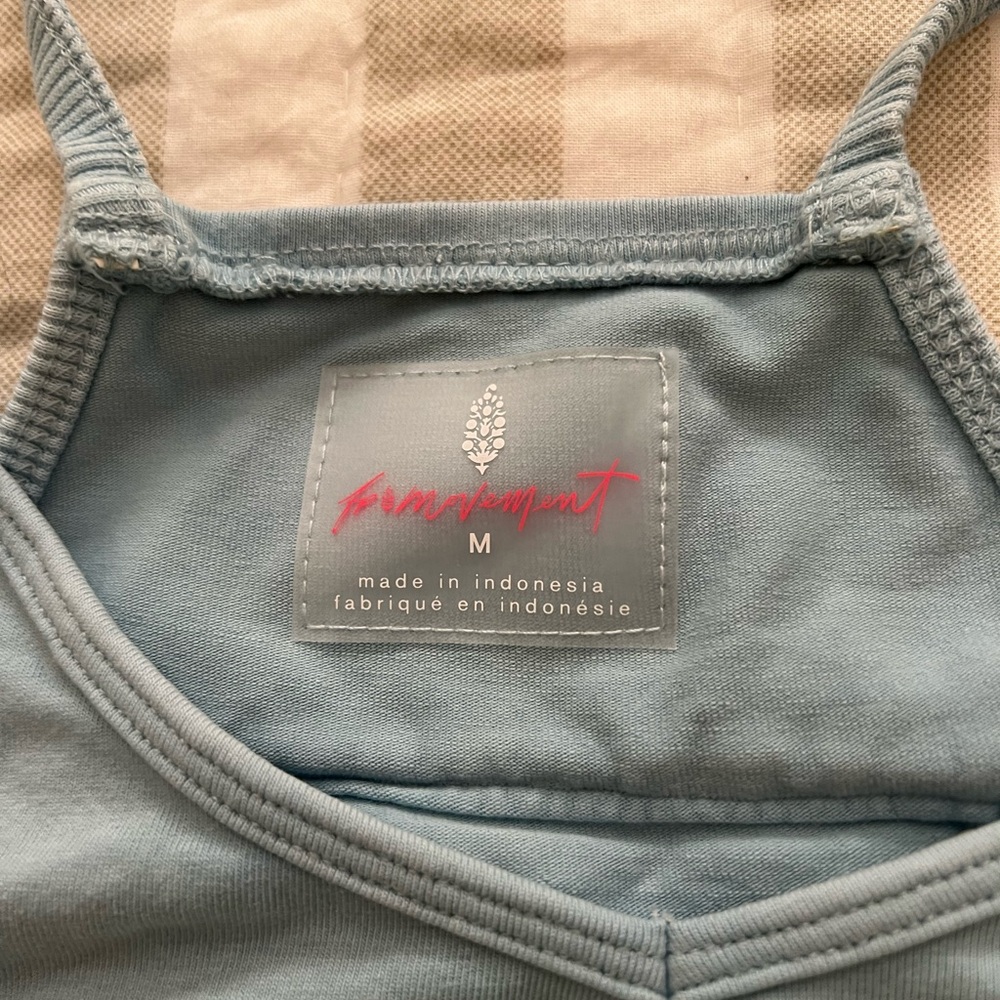 Free People NWT Light Blue the white spots are from the flash on the camera